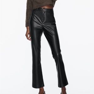 Zara leather pants